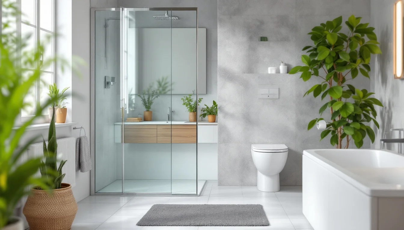 Douche à l'italienne