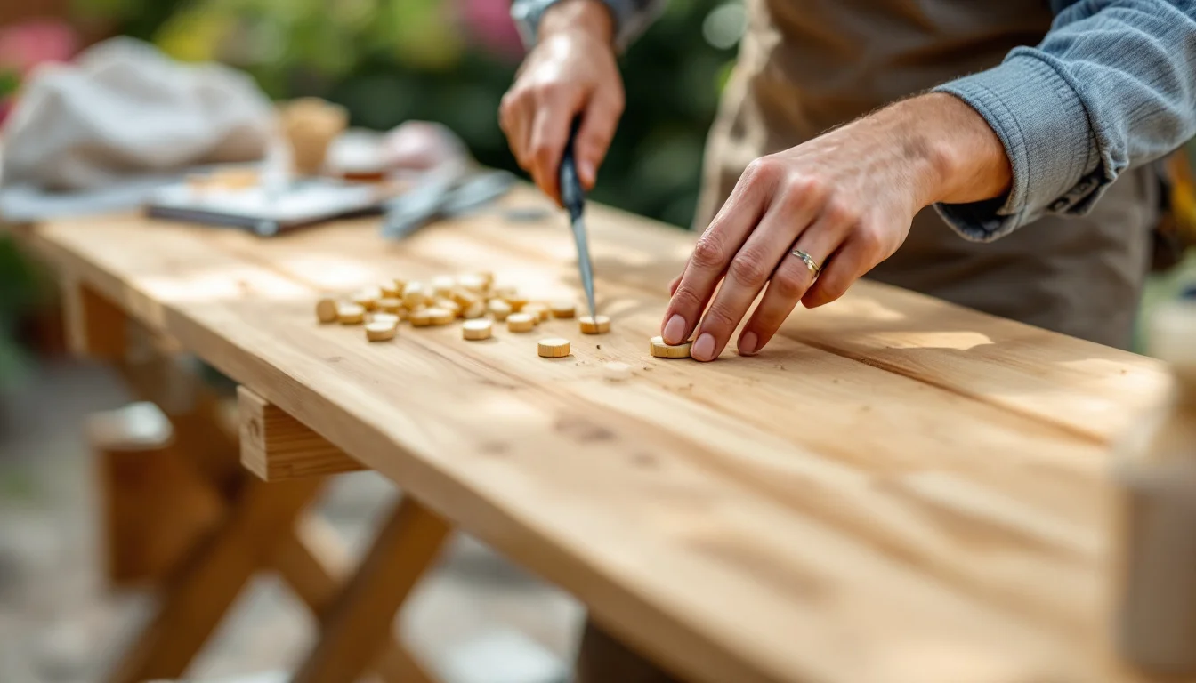 Fabriquer sa table de jardin en bois